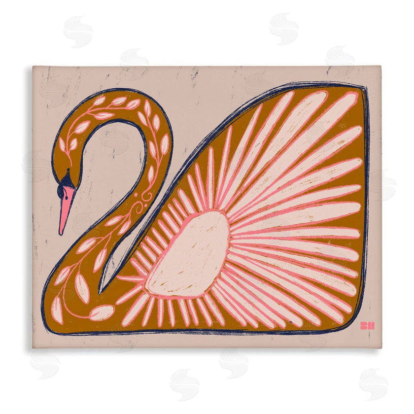 Birgit Maria Kiennast | Boho Patterned Swan