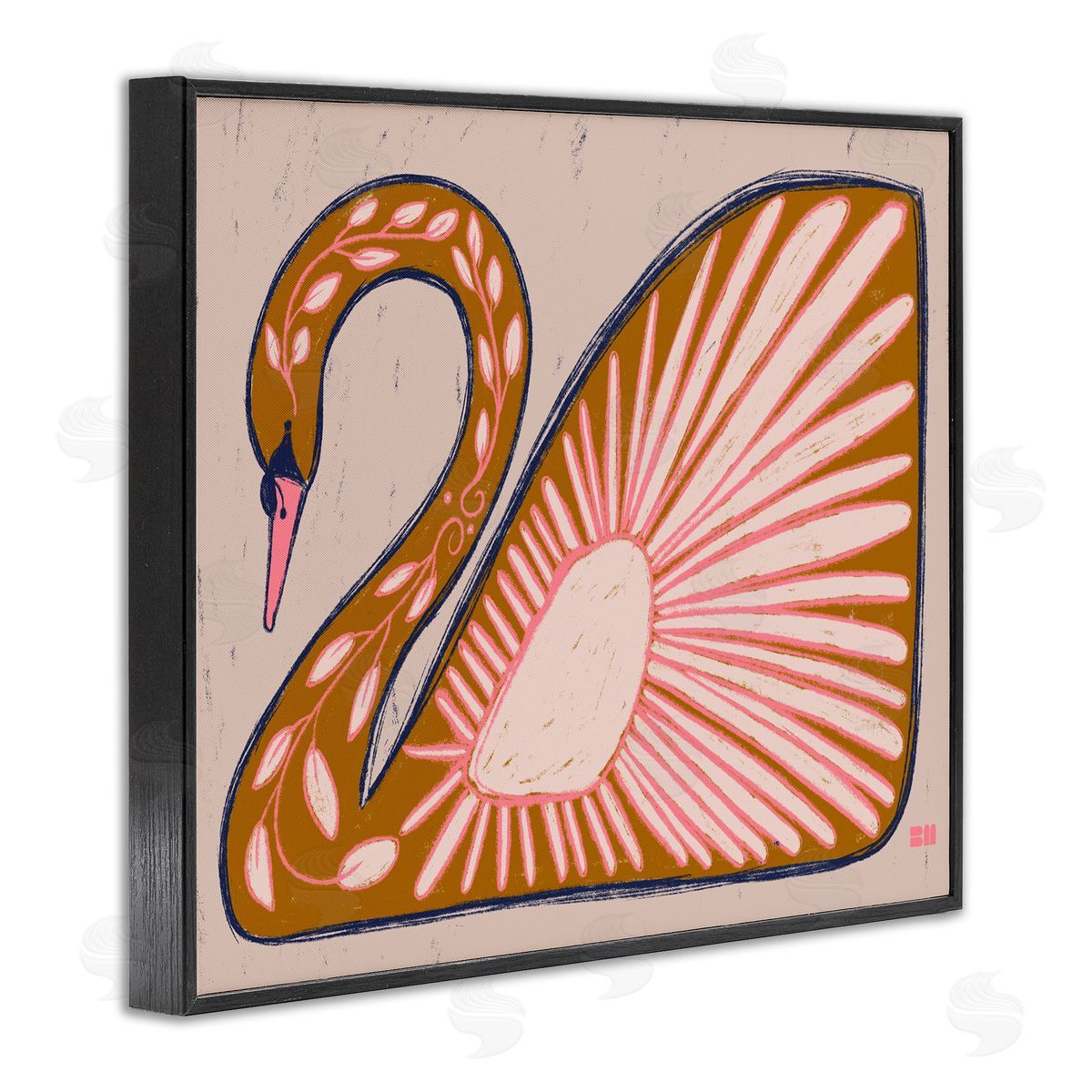 Birgit Maria Kiennast | Boho Patterned Swan