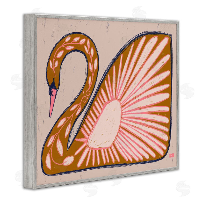 Birgit Maria Kiennast | Boho Patterned Swan