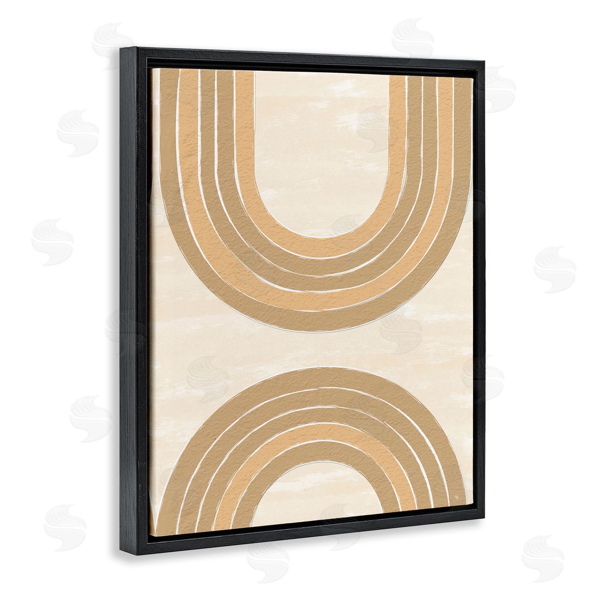 Martina Pavlova Modern Muted Arches Black Floater Frame Canvas Artside_