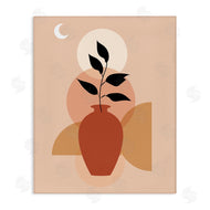 Arctic Frame | Boho Vase & Moon