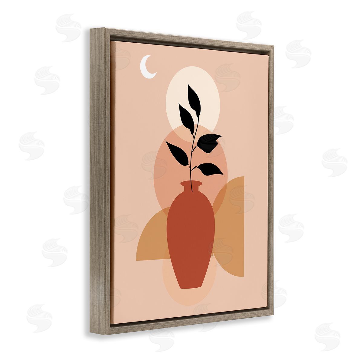 Arctic Frame | Boho Vase & Moon