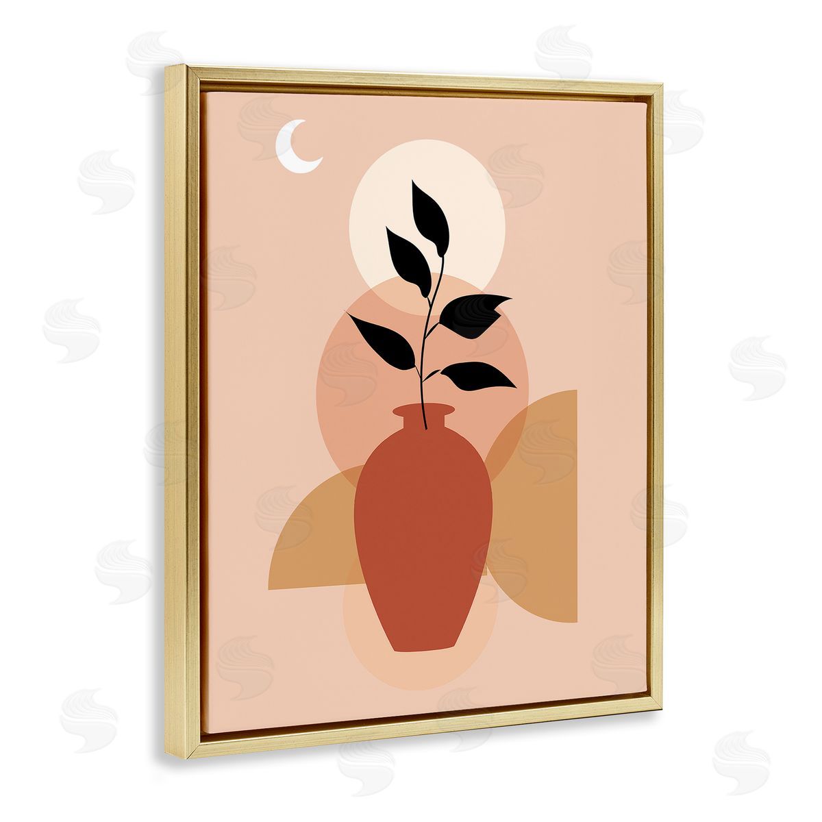 Arctic Frame | Boho Vase & Moon