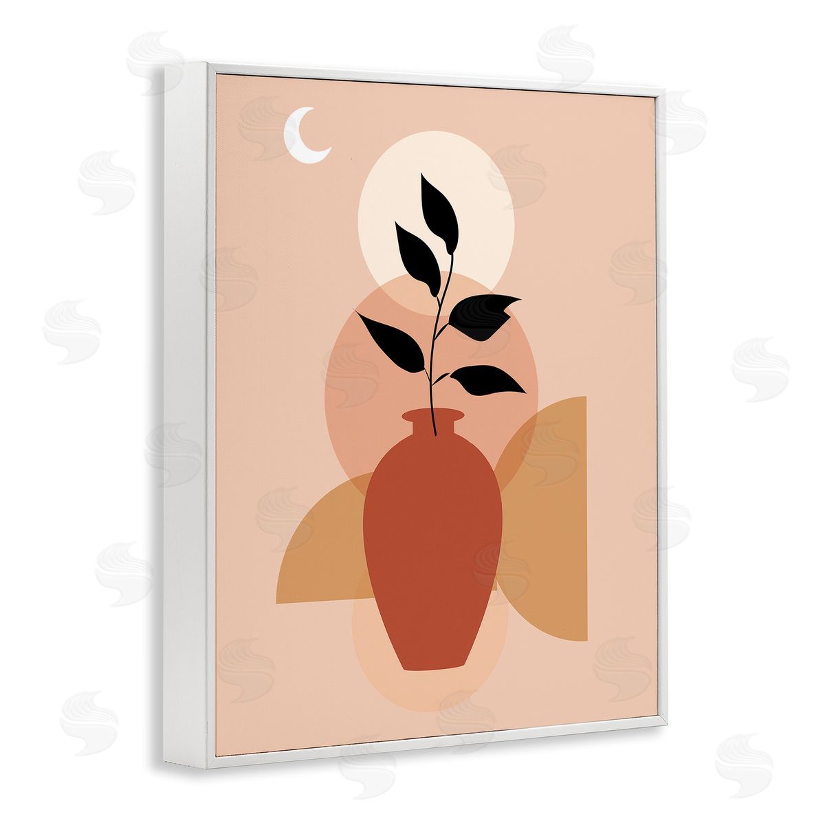 Arctic Frame | Boho Vase & Moon