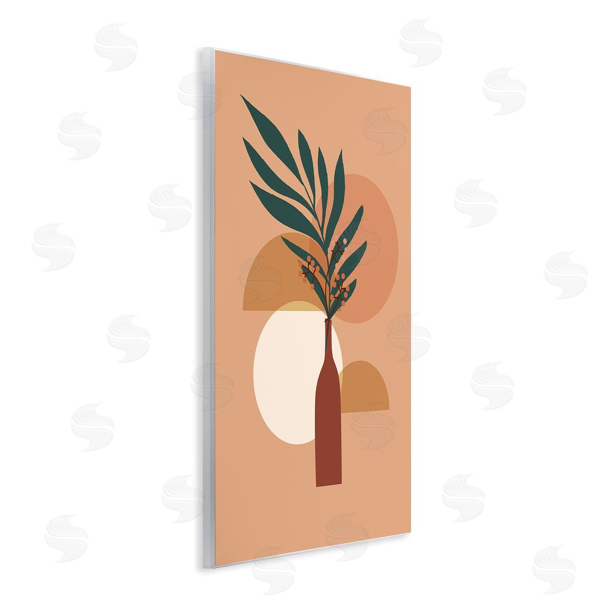 Arctic Frame Botanical Leaf & Shapes Wall Plaque Artside_