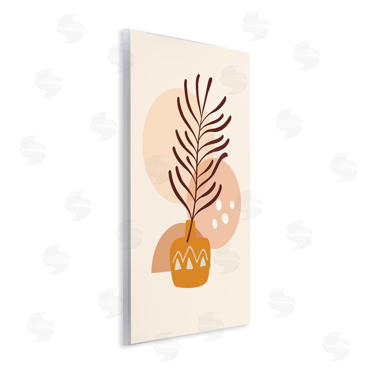 Arctic Frame Geometric Boho Botanical Wall Plaque Artside_