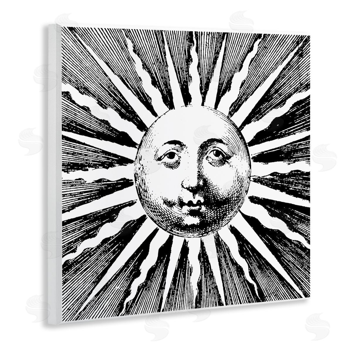 Stupell Studio Detailed Sun with Face Wall Plaque Artside_