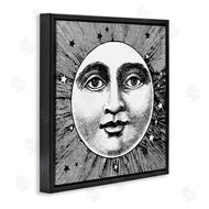 Stupell Studio | Moon & Stars Face