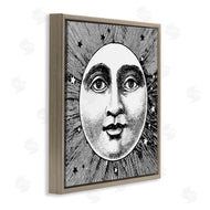 Stupell Studio | Moon & Stars Face