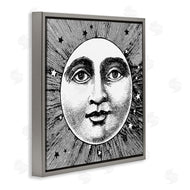 Stupell Studio | Moon & Stars Face