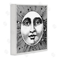 Stupell Studio | Moon & Stars Face
