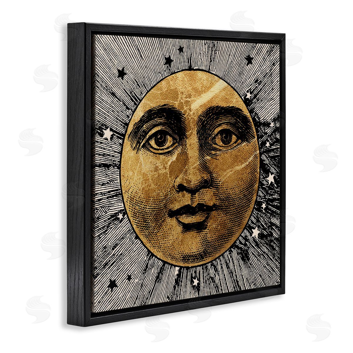 Stupell Studio | Detailed Moon Face