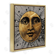 Stupell Studio | Detailed Moon Face