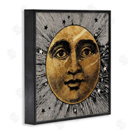 Stupell Studio | Detailed Moon Face