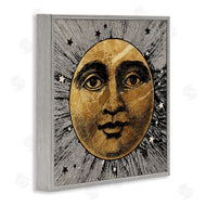 Stupell Studio | Detailed Moon Face