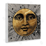 Stupell Studio | Detailed Moon Face