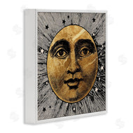 Stupell Studio | Detailed Moon Face