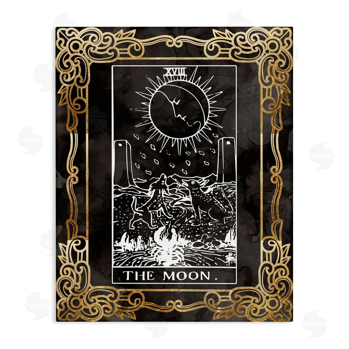 Stupell Studio | Patterned Moon Tarot