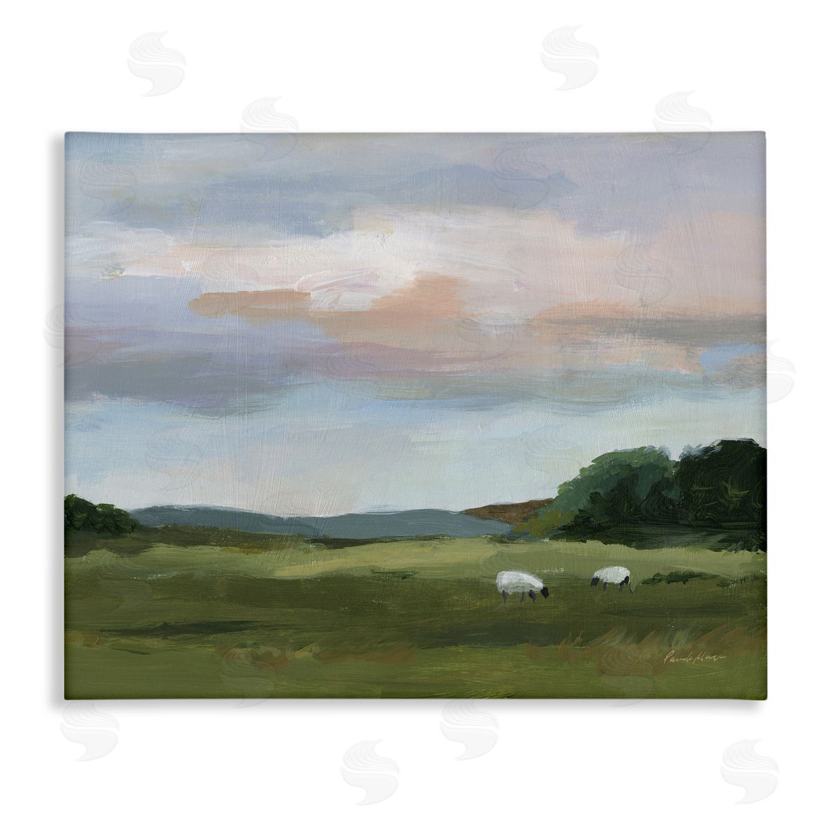 Pamela Munger | Sheep in Country Field