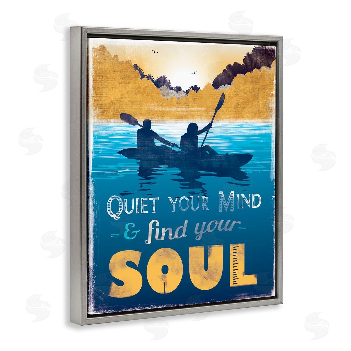 Judi Bagnato Find Your Soul Scene Gray Floater Frame Canvas Artside_