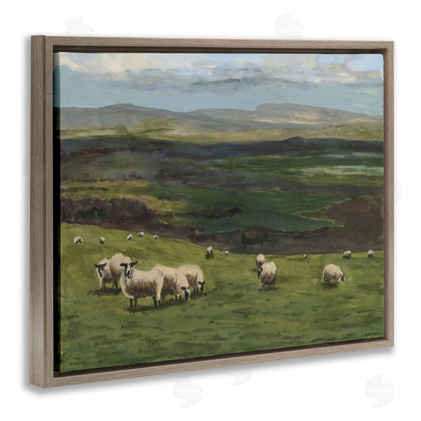 Michael Willett | Flock of Sheep Grazing