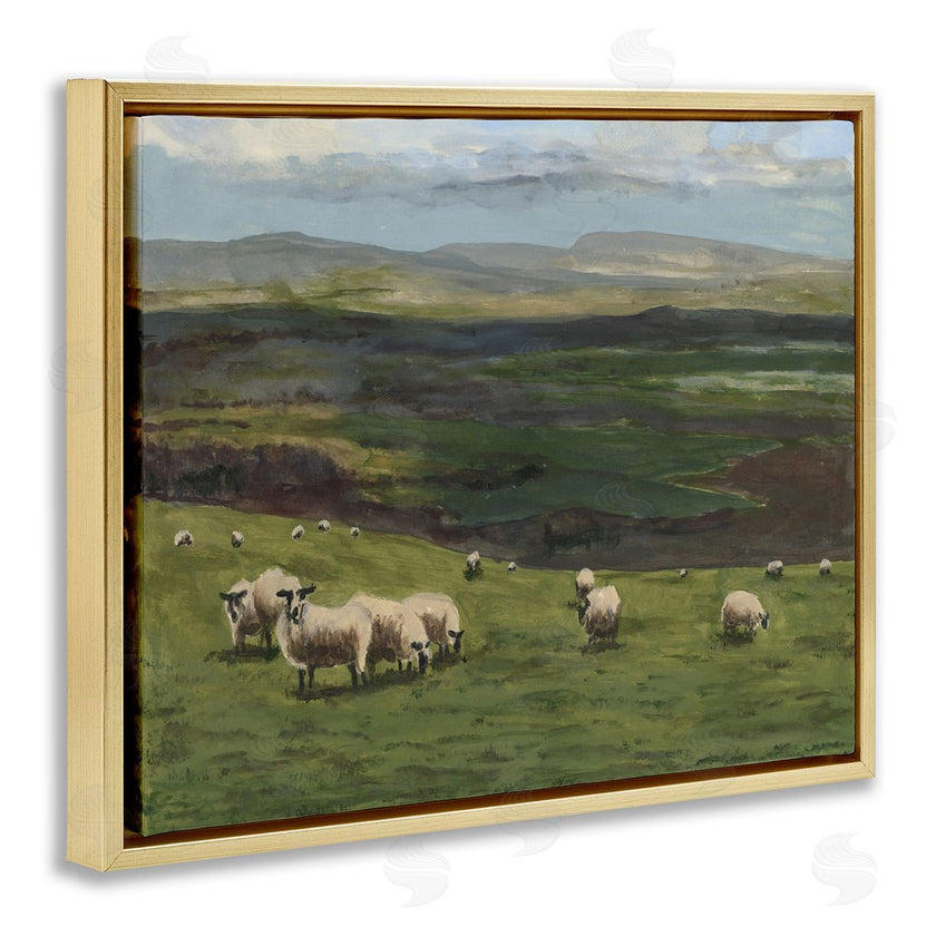 Michael Willett | Flock of Sheep Grazing