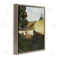 Winslow Homer | Girl & Sheep in Country