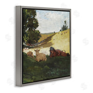 Winslow Homer | Girl & Sheep in Country