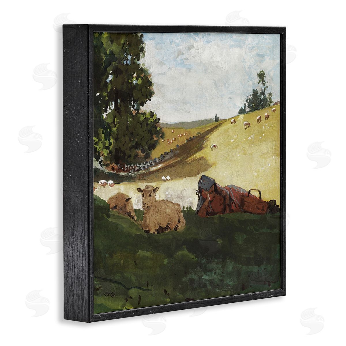 Winslow Homer | Girl & Sheep in Country