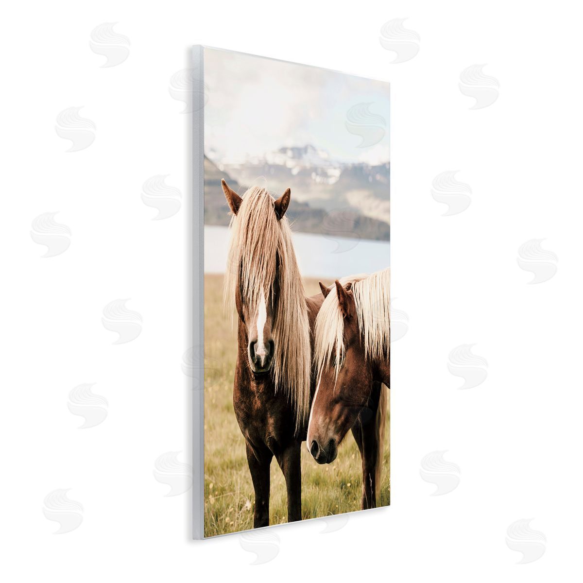 Krista Broadway Brown Horse Duo Wall Plaque Artside_
