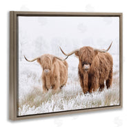 Krista Broadway | Longhorn Cows in Snow