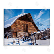 Beth Sheriden | Winter Log Cabin Photography