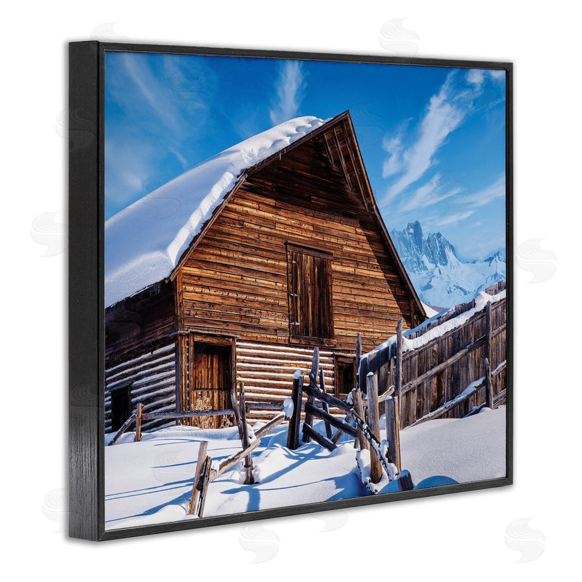 Beth Sheriden | Winter Log Cabin Photography