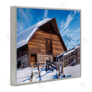 Beth Sheriden | Winter Log Cabin Photography