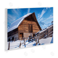 Beth Sheriden | Winter Log Cabin Photography