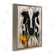 Estelle Grengs | Cow & Sunflower Painting