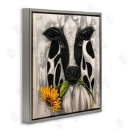 Estelle Grengs | Cow & Sunflower Painting