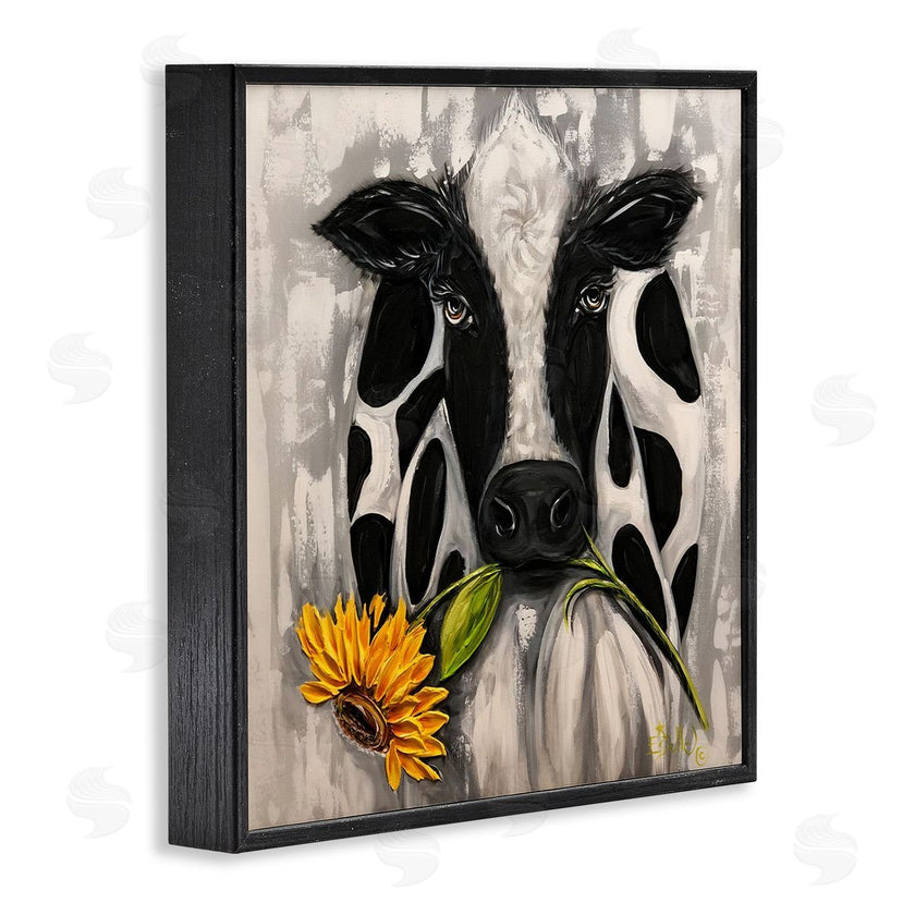 Estelle Grengs | Cow & Sunflower Painting