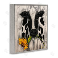 Estelle Grengs | Cow & Sunflower Painting