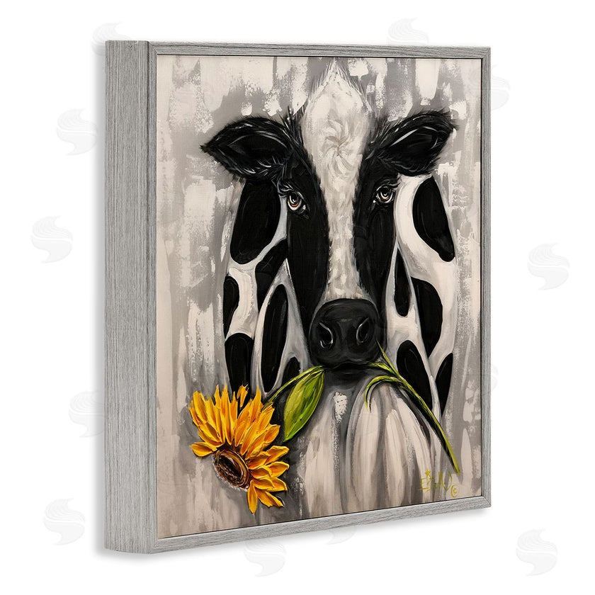 Estelle Grengs | Cow & Sunflower Painting