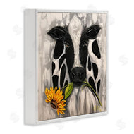 Estelle Grengs | Cow & Sunflower Painting