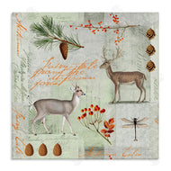 Andrea Haase | Vintage Woodland Postcard