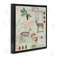 Andrea Haase | Vintage Woodland Postcard