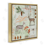 Andrea Haase | Vintage Woodland Postcard