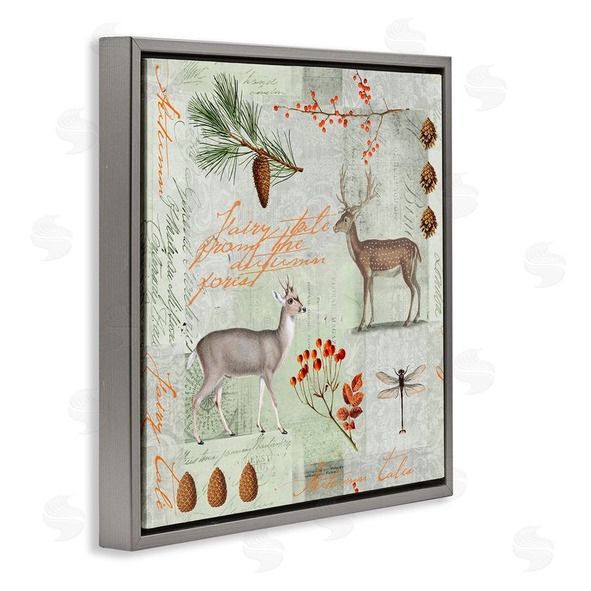 Andrea Haase | Vintage Woodland Postcard