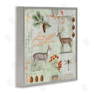 Andrea Haase | Vintage Woodland Postcard