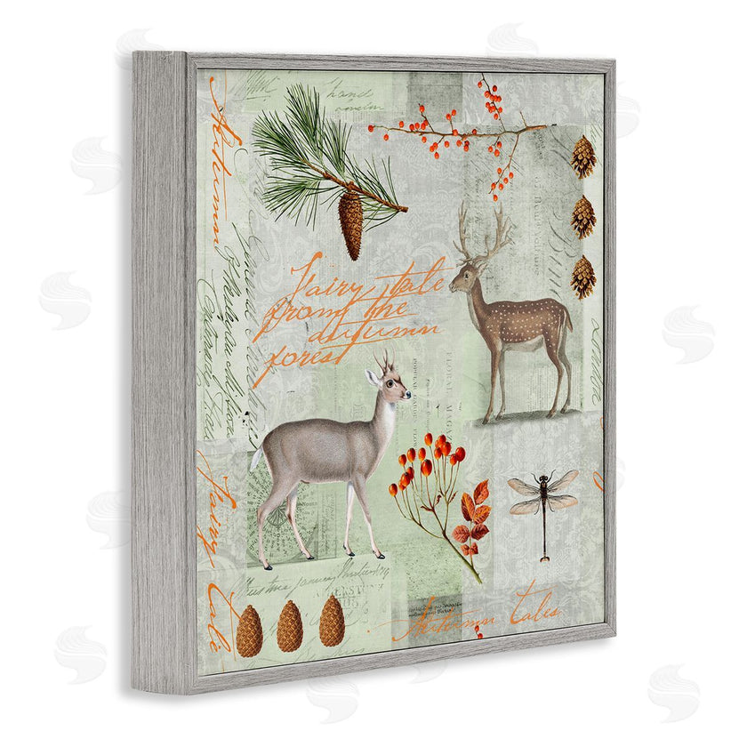 Andrea Haase | Vintage Woodland Postcard