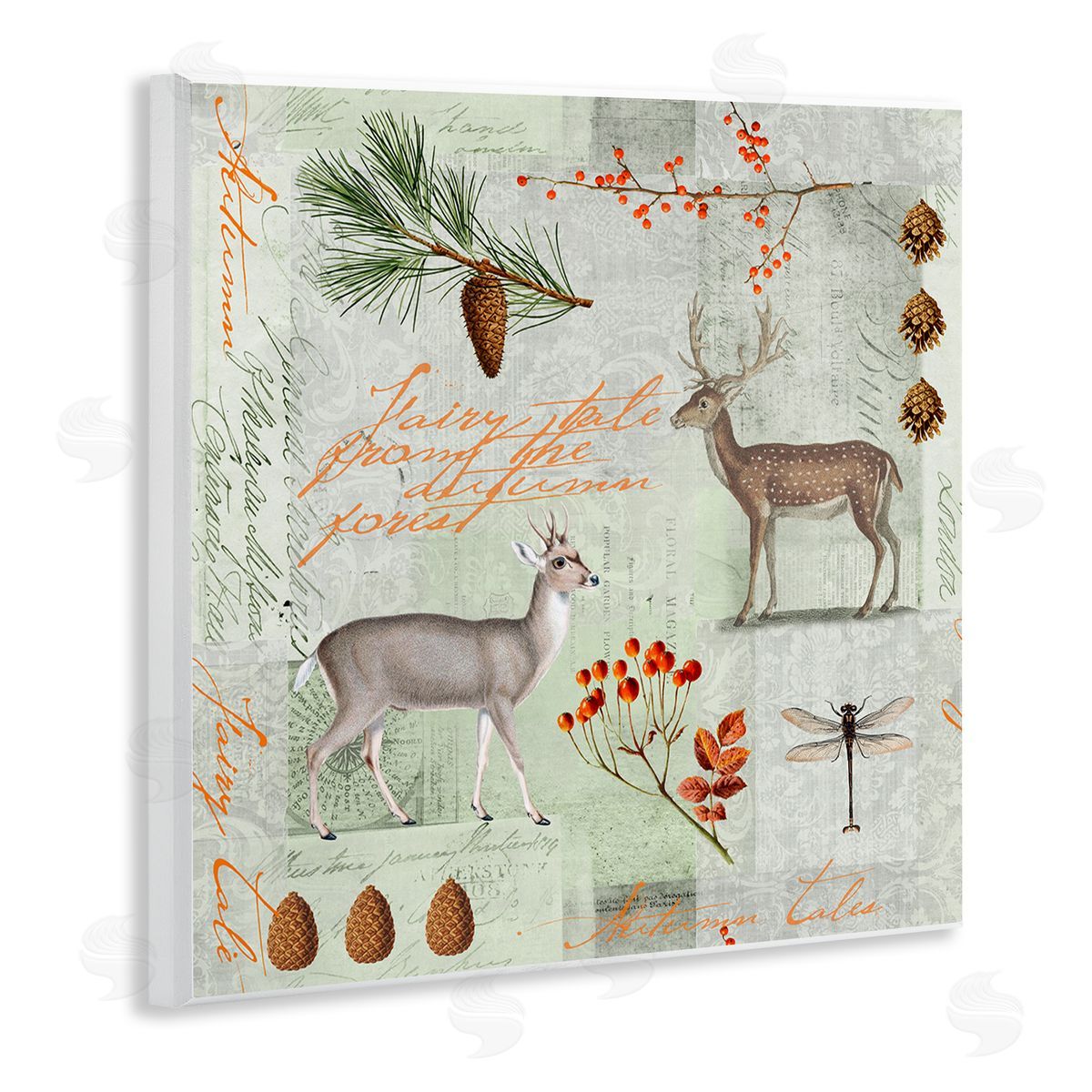 Andrea Haase | Vintage Woodland Postcard