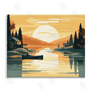 Ziwei Li | Sunrise Lake Scenery
