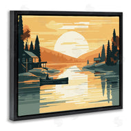 Ziwei Li | Sunrise Lake Scenery